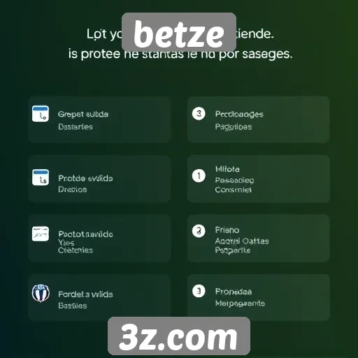 Exploração das opções de pagamento no site betze